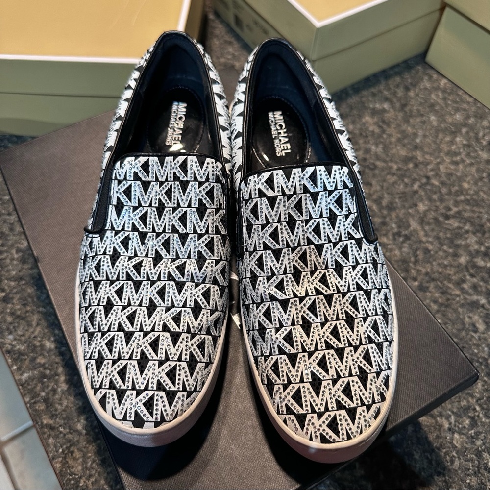Michael Kors slide sneakers